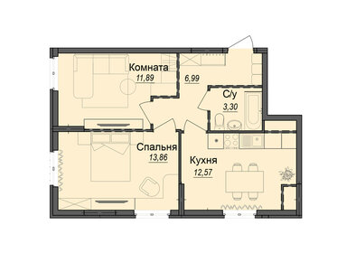 51 м², 2-комнатная квартира 5 000 000 ₽ - изображение 119