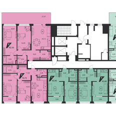 Квартира 70,7 м², 2-комнатная - изображение 2