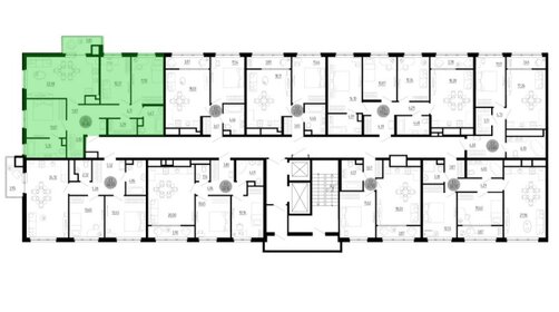 Квартира 89 м², 3-комнатная - изображение 2