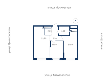 74,7 м², 2-комнатная квартира 11 800 000 ₽ - изображение 58