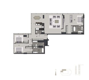 Квартира 203,3 м², 4-комнатные - изображение 5