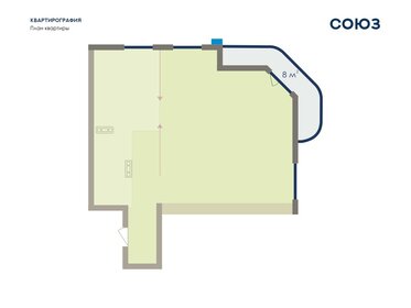 Квартира 84,8 м², 3-комнатная - изображение 1