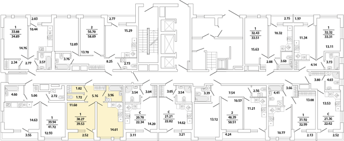 31,3 м², 1-комнатная квартира 5 150 000 ₽ - изображение 89