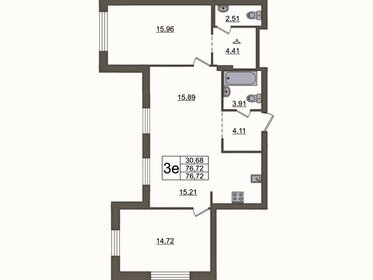 76,6 м², 2-комнатная квартира 31 400 000 ₽ - изображение 56