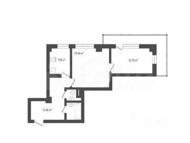 Квартира 65,4 м², 2-комнатная - изображение 4