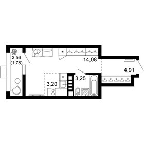 27,2 м², 1-комнатная квартира 6 314 232 ₽ - изображение 17