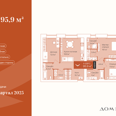 Квартира 95,9 м², 3-комнатная - изображение 2