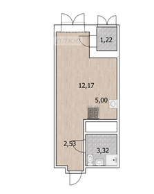 Квартира 23,6 м², студия - изображение 1