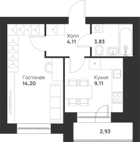 33,7 м², 1-комнатная квартира 4 000 000 ₽ - изображение 8