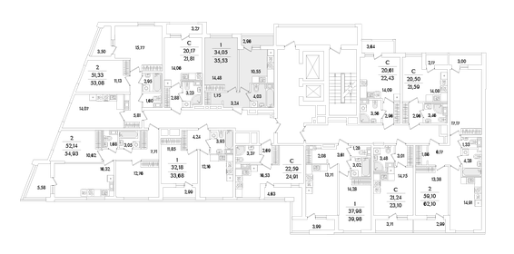 Квартира 35,5 м², 1-комнатная - изображение 2