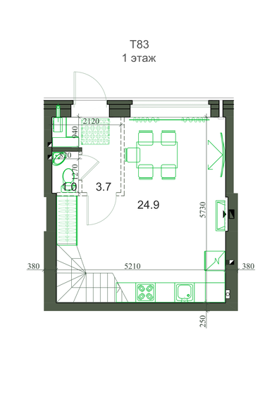 83,4 м², 4-комнатная квартира 7 597 000 ₽ - изображение 1