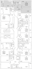 Квартира 53,4 м², 2-комнатная - изображение 2