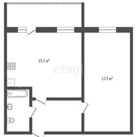 Квартира 51 м², 1-комнатная - изображение 1