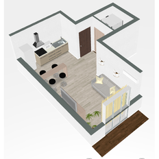 Квартира 33,2 м², студия - изображение 3