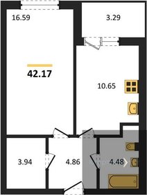 42 м², 2-комнатная квартира 6 000 000 ₽ - изображение 84