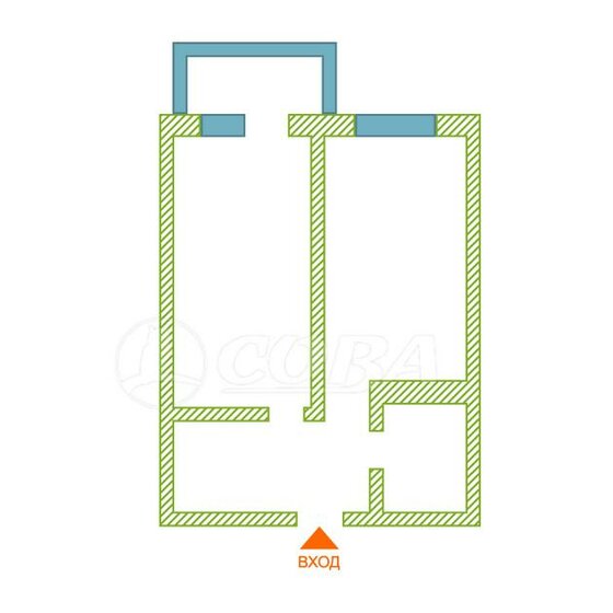 36,7 м², 1-комнатные апартаменты 5 800 000 ₽ - изображение 1