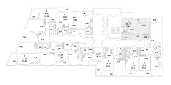 Квартира 41,6 м², 1-комнатная - изображение 2