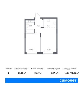 41 м², 1-комнатная квартира 7 300 000 ₽ - изображение 70