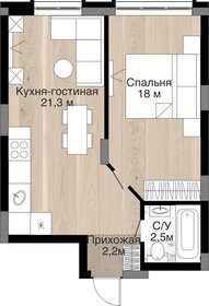 22,7 м², квартира-студия 2 300 000 ₽ - изображение 67