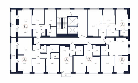 119 м², 3-комнатная квартира 15 897 000 ₽ - изображение 82