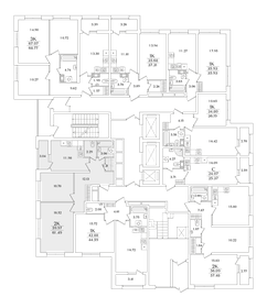 Квартира 61,5 м², 2-комнатная - изображение 2