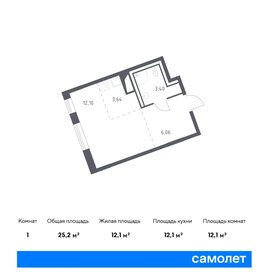 25 м², квартира-студия 3 990 000 ₽ - изображение 33