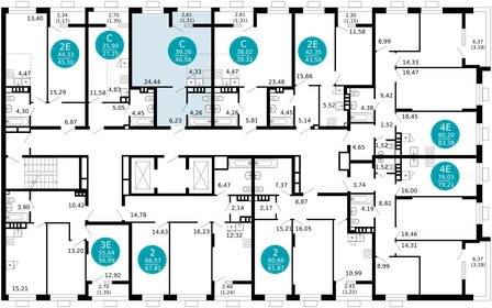 41 м², 2-комнатная квартира 8 600 000 ₽ - изображение 122