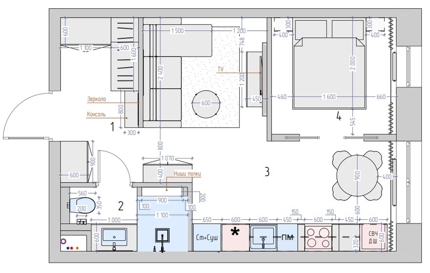 37,3 м², 1-комнатная квартира 25 990 000 ₽ - изображение 1