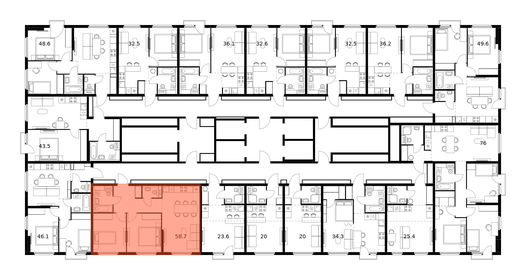 67,4 м², 2-комнатная квартира 15 000 000 ₽ - изображение 103
