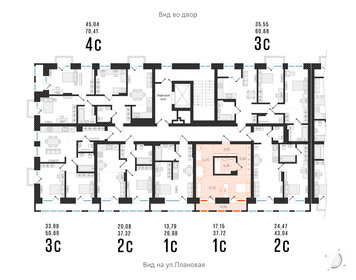 36 м², квартира-студия 9 450 000 ₽ - изображение 95