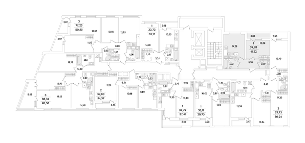 41,6 м², 1-комнатная квартира 10 507 910 ₽ - изображение 38