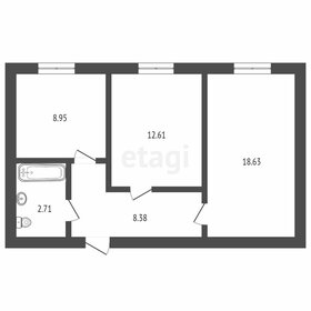 62,2 м², 2-комнатная квартира 5 750 000 ₽ - изображение 66