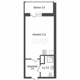 Квартира 18,2 м², студия - изображение 2