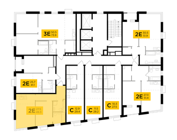 49,1 м², 2-комнатная квартира 23 650 000 ₽ - изображение 77