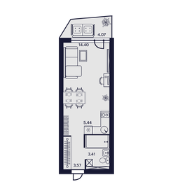 31 м², 1-комнатные апартаменты 8 887 002 ₽ - изображение 8