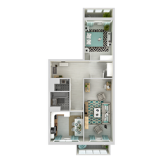 Квартира 69,3 м², 2-комнатная - изображение 2