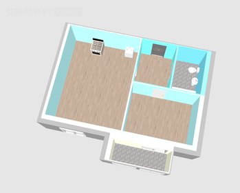 38,5 м², 2-комнатная квартира 4 000 000 ₽ - изображение 57
