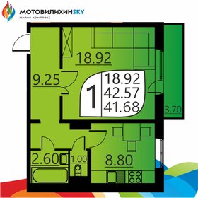 Квартира 40,1 м², 1-комнатная - изображение 1