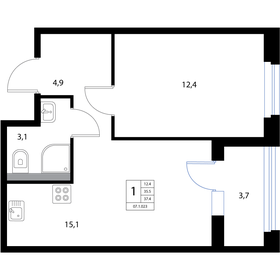 63,5 м², 2-комнатная квартира 5 690 000 ₽ - изображение 79