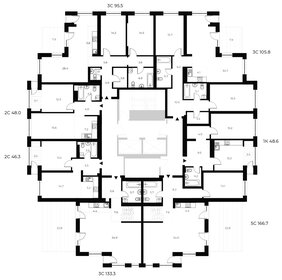 Квартира 95,5 м², 3-комнатная - изображение 2