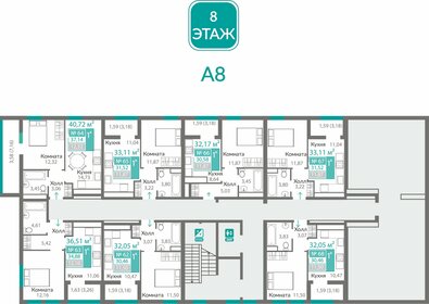 30,1 м², 1-комнатная квартира 4 755 000 ₽ - изображение 26