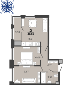 90 м², 3-комнатная квартира 5 500 000 ₽ - изображение 141