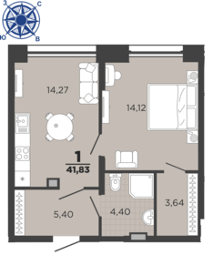 57 м², 1-комнатная квартира 5 499 000 ₽ - изображение 87