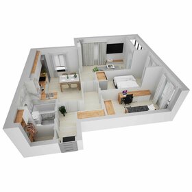 Квартира 79,5 м², 3-комнатная - изображение 2