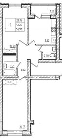 Квартира 53 м², 2-комнатная - изображение 1