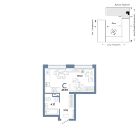 28,3 м², квартира-студия 5 270 000 ₽ - изображение 31