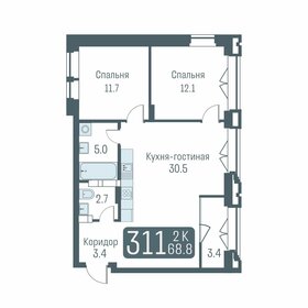 115 м², 3-комнатная квартира 17 600 000 ₽ - изображение 95