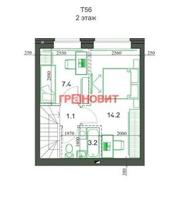 Квартира 53,6 м², 3-комнатная - изображение 1