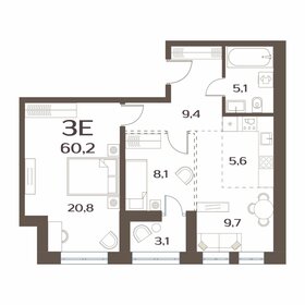 70 м², 3-комнатная квартира 10 000 000 ₽ - изображение 67