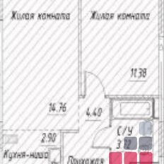 Квартира 37,2 м², 2-комнатная - изображение 3